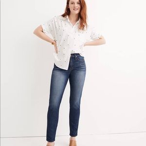 Madewell slim straight jeans in William wash size 26